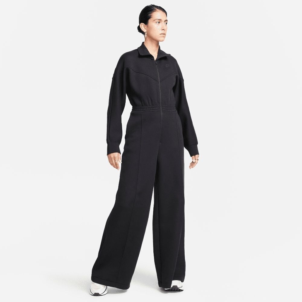 Nike Sportswear Tech Fleece Windrunner Jumpsuit Black Women's Small S FB8798-010